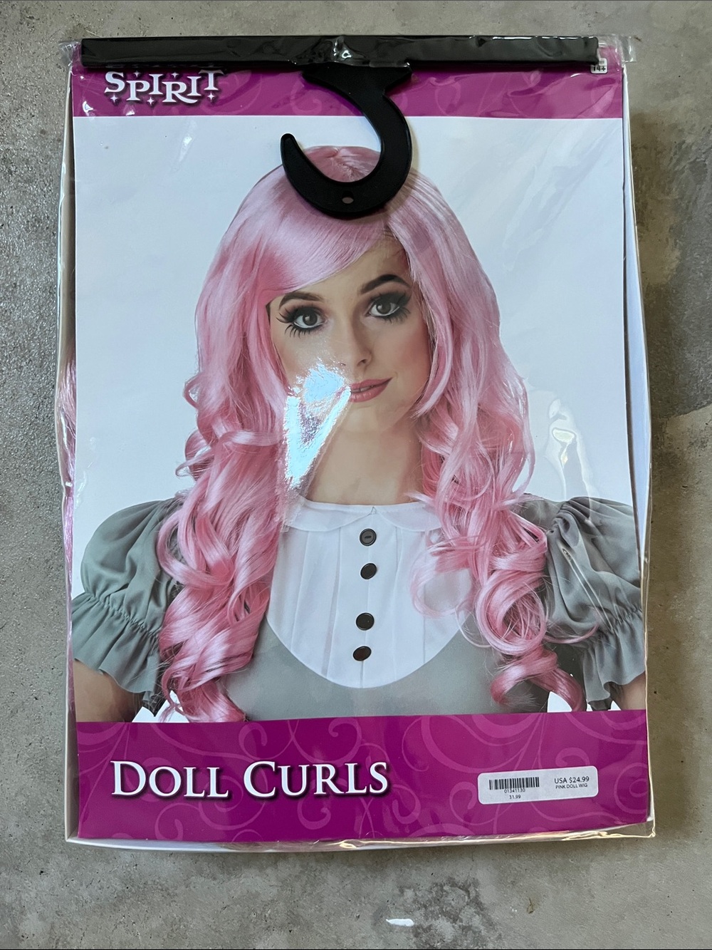 Spirit Doll Curls Pastel Pink Curly Women’s Wig